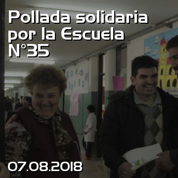 Pollada solidaria por la Escuela N°35