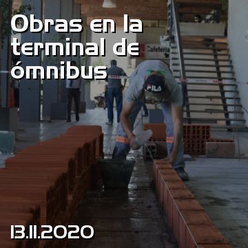 Obras en la terminal de ómnibus