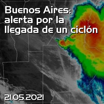 Buenos Aires: alerta por la llegada de un ciclón