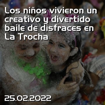 Los niños vivieron un creativo y divertido baile de disfraces en La Trocha