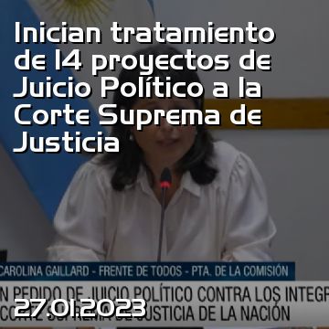Inician tratamiento de 14 proyectos de Juicio Político a la Corte Suprema de Justicia