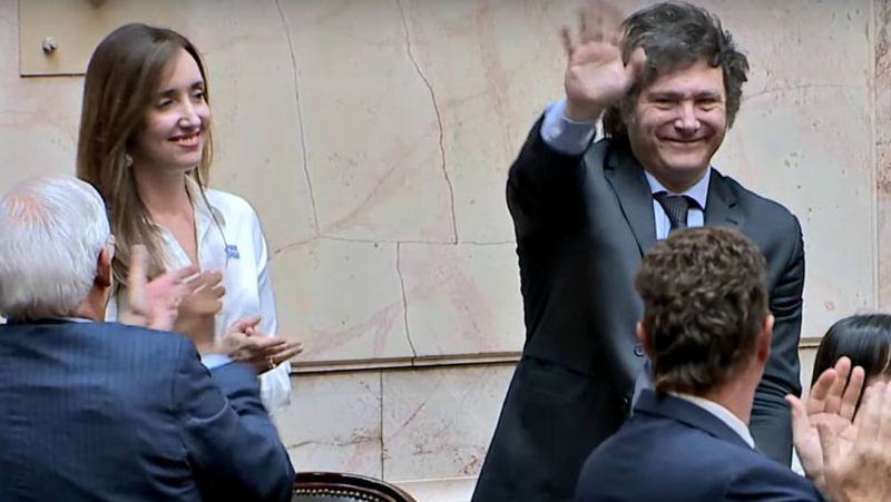 El Congreso proclamó a Javier Milei y Victoria Villarruel como