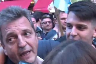 Sergio Massa deslizó un comentario polémico durante la marcha en defensa de la Universidad Pública