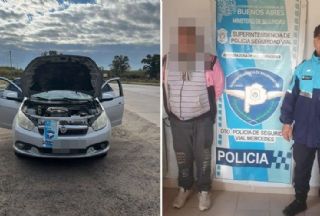 Recuperan automóvil con documentos falsos en control vial de Mercedes