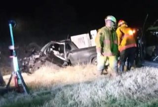 Nueva colisión frontal en Ruta 5 deja tres heridos leves