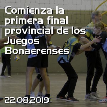 Comienza la primera final provincial de los Juegos Bonaerenses