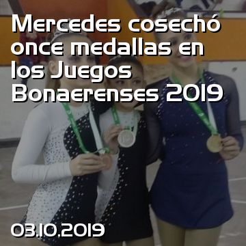 Mercedes cosechó once medallas en los Juegos Bonaerenses 2019