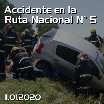 Accidente en la Ruta Nacional N° 5