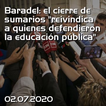 Baradel: el cierre de sumarios “reivindica a quienes defendieron la educación pública”
