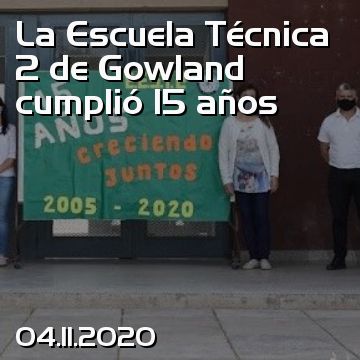 La Escuela Técnica 2 de Gowland cumplió 15 años