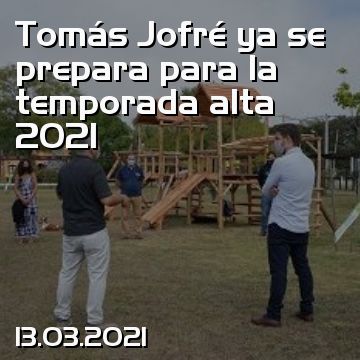 Tomás Jofré ya se prepara para la temporada alta 2021