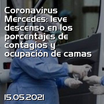 Coronavirus Mercedes: leve descenso en los porcentajes de contagios y ocupación de camas