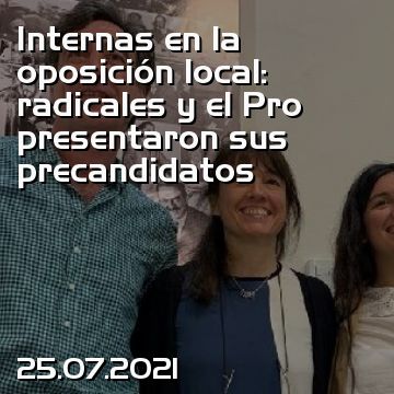 Internas en la oposición local: radicales y el Pro presentaron sus precandidatos
