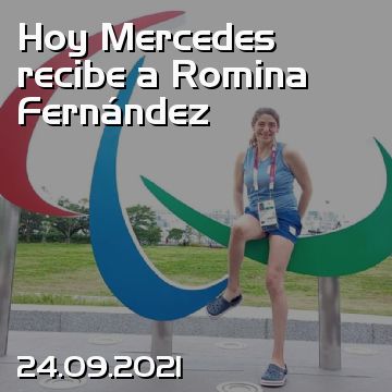 Hoy Mercedes recibe a Romina Fernández