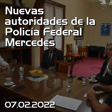 Nuevas autoridades de la Policía Federal Mercedes