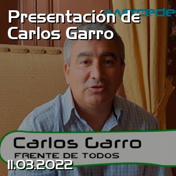 Presentación de Carlos Garro