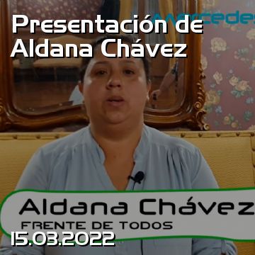 Presentación de Aldana Chávez