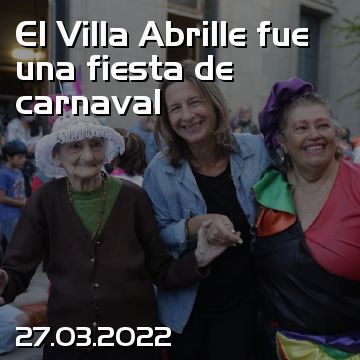 El Villa Abrille fue una fiesta de carnaval