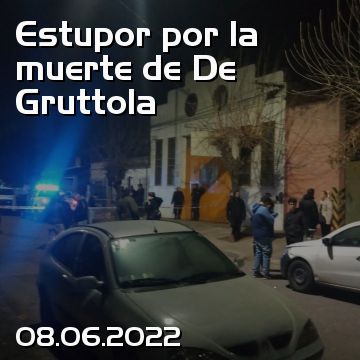 Estupor por la muerte de De Gruttola