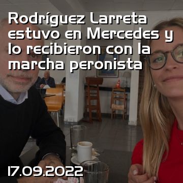 Rodríguez Larreta estuvo en Mercedes y lo recibieron con la marcha peronista