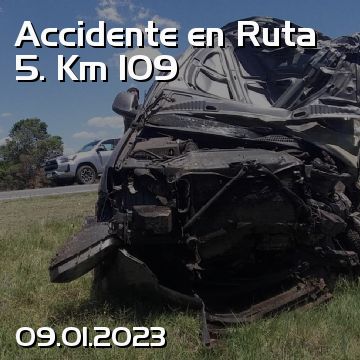 Accidente en Ruta 5. Km 109