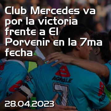 Club Mercedes va por la victoria frente a El Porvenir en la 7ma fecha
