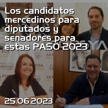 Los candidatos mercedinos para diputados y senadores para estas PASO 2023