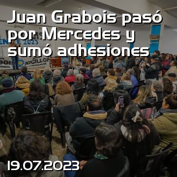 Juan Grabois pasó por Mercedes y sumó adhesiones