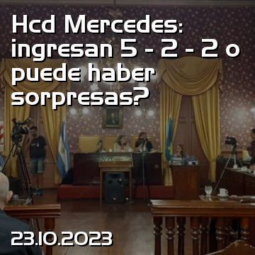 Hcd Mercedes: ingresan 5 - 2 - 2 o puede haber sorpresas?