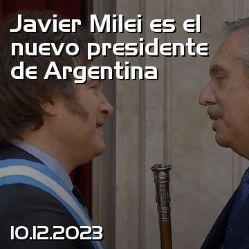 Javier Milei es el nuevo presidente de Argentina