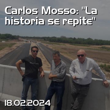 Carlos Mosso: “La historia se repite”