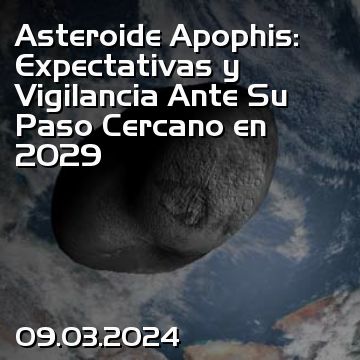 Asteroide Apophis: Expectativas y Vigilancia Ante Su Paso Cercano en 2029