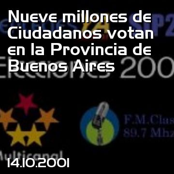 Nueve millones de Ciudadanos votan en la Provincia de Buenos Aires