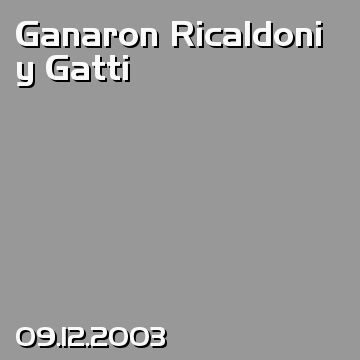 Ganaron Ricaldoni y Gatti