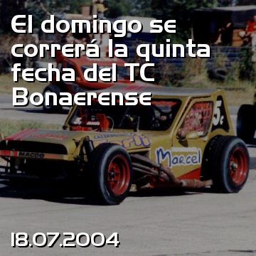 El domingo se correrá la quinta fecha del TC Bonaerense