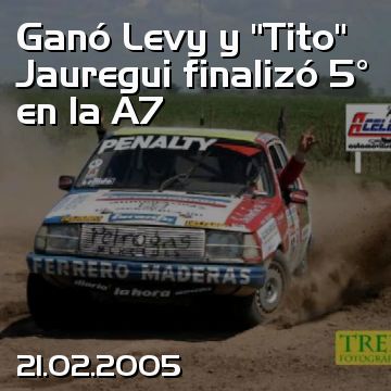 Ganó Levy y “Tito” Jauregui finalizó 5° en la A7