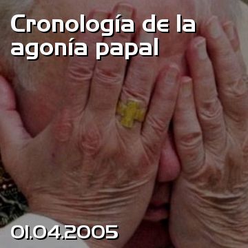 Cronología de la agonía papal