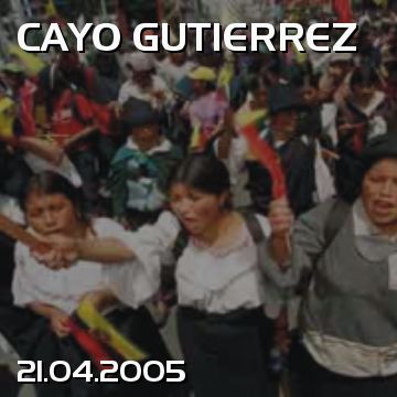 CAYO GUTIERREZ