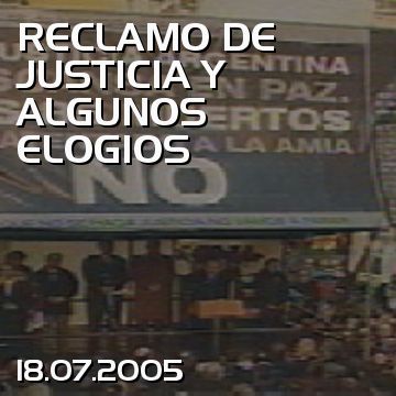 RECLAMO DE JUSTICIA Y ALGUNOS ELOGIOS