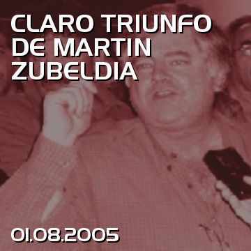 CLARO TRIUNFO DE MARTIN ZUBELDIA