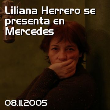 Liliana Herrero se presenta en Mercedes