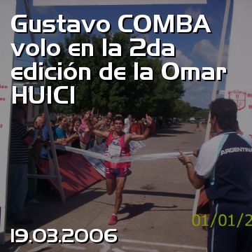 Gustavo COMBA volo en la 2da edición de la Omar HUICI