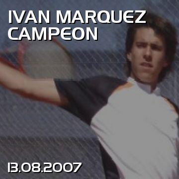 IVAN MARQUEZ CAMPEON