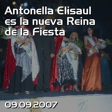 Antonella Elisaul es la nueva Reina de la Fiesta