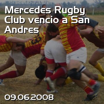 Mercedes Rugby Club vencio a San Andres