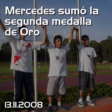 Mercedes sumó la segunda medalla de Oro