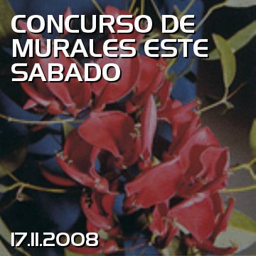 CONCURSO DE MURALES ESTE SABADO