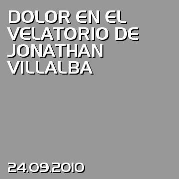 DOLOR EN EL VELATORIO DE JONATHAN VILLALBA