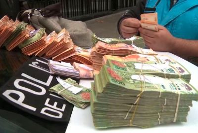 Detuvieron a un hombre con más de tres millones de pesos que no pudo justificar