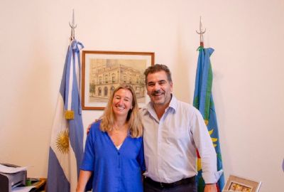Ritondo visitó el HCD local y apoyó la candidatura de Evangelina Cabral